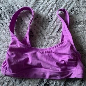purple bikini top